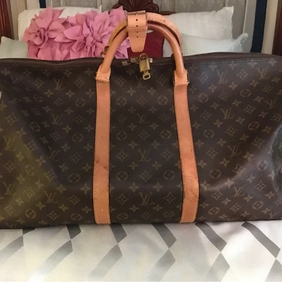 louis vuitton duffle bag poshmark